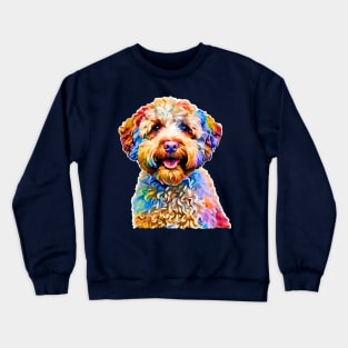 Pop-Art Lagotto Romagnolo Impressionism Crewneck Sweatshirt